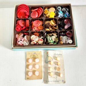 Antique Vintage Button Assorted Mix Lot 7 RARE COLLECTIBLE